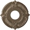 Ekena Millwork Attica Ceiling Medallion (Fits Canopies up to 3 1/2"), 12 3/4"OD x 4"ID x 1/2"P, Warm Silver CM12ATWSS - alternate 1